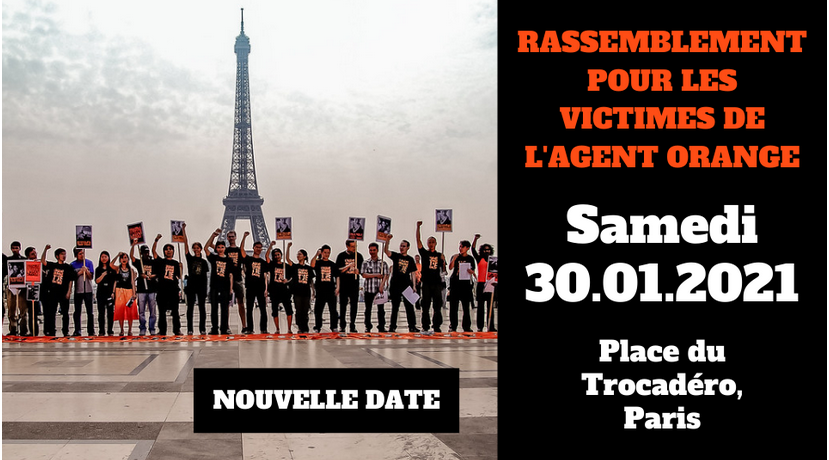 Rassemblement pour les victimes de l'agent orange