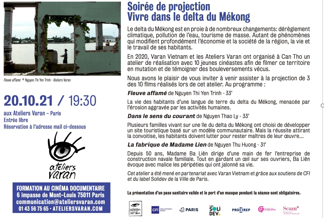 vivre dans le delta du Mékong - ateliers varan