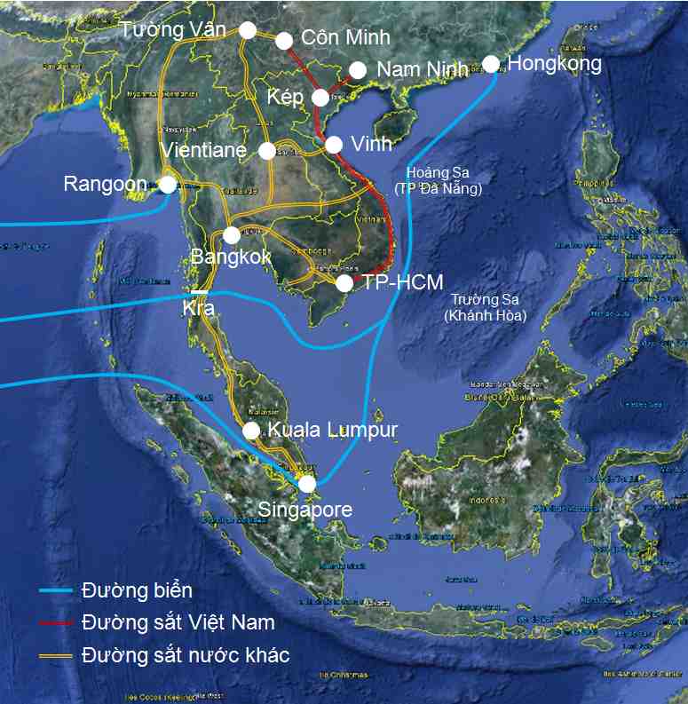 Việt Nam Căn cứ hậu cần Cảng biển và cảng sông — Diễn